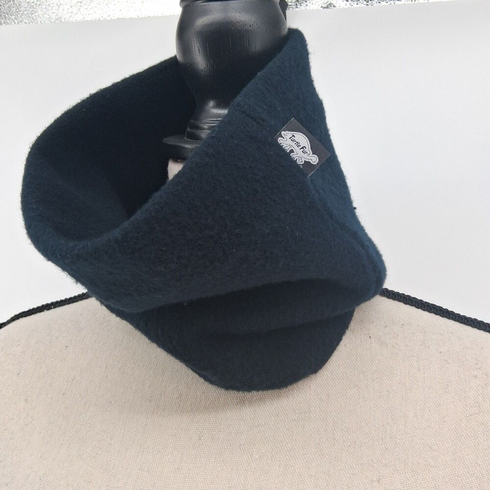 Turtle Fur Gaiter Black Fleece Neck Warmer Made in USA Soft Snowboarding Skiing